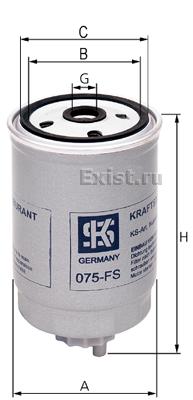 Фильтр топл FIAT/VW KS WK842/2=WK854/4