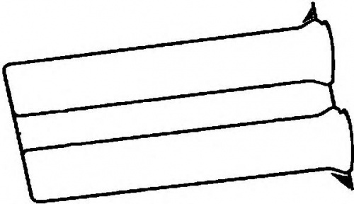 Прокладка клап. крышки FORD 1.4/1.6 16v GLASER (крышка алюминий)