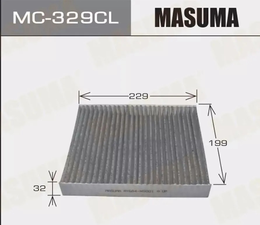 Фильтр салона NISSAN MASUMA CUK23003 (угольн)