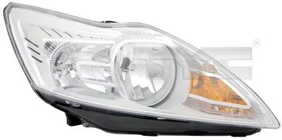 Фара FORD FOCUS II 08-11 прав TYC (хром)