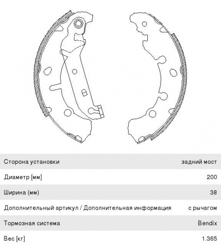 Колодки торм FORD FUSION 02-/FIESTA 02-08 зад RH GS8742