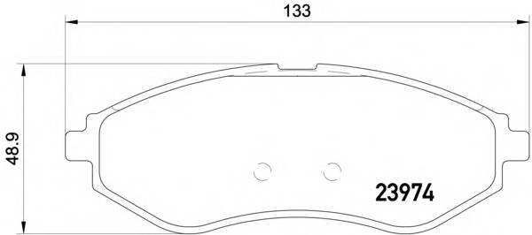 Колодки торм CHEVROLET COBALT(+abs)/AVEO T200/T250 пер HSB GDB3330=SP1158