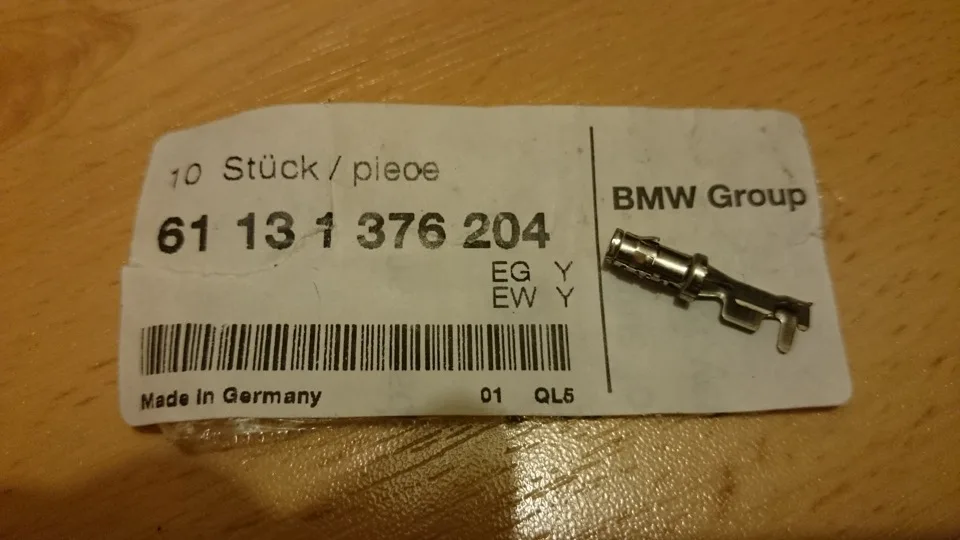 Контакт разъема BMW OE (1.0-2.5 мама)