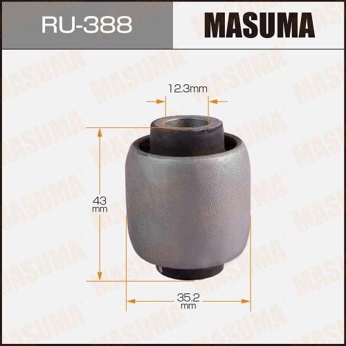 Сайлентблок рычага TOYOTA зад подв серпа MASUMA TAB-TSL7