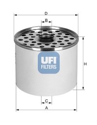 Фильтр топл FORD/CITROEN/PEUGEOT UFI