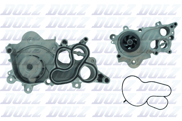 Насос водяной VAG 1.2/1.4TFSi DOLZ (без корпуса и термостата)