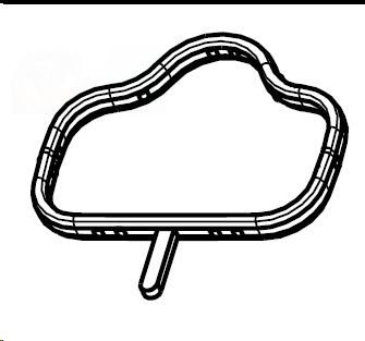 Прокладка коллектора CHERY BONUS впуск OE