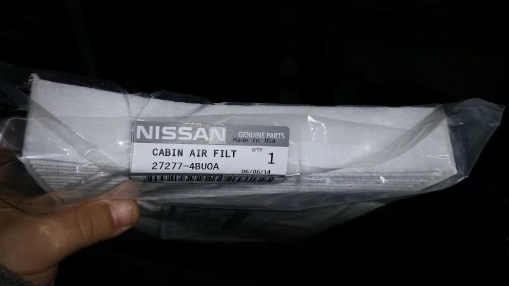Фильтр салона NISSAN QASHQAI J11 OE CU25003 (бум)