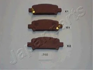 Колодки торм SUBARU зад JP GDB3223