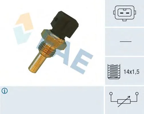 Датчик темп. ОЖ BMW E31/E32/E34/E36/E38 FAE