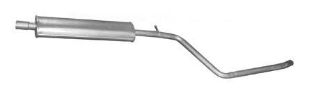 Глушитель RENAULT DUSTER 1.6 2WD сред часть ИЖОРСКИЙ