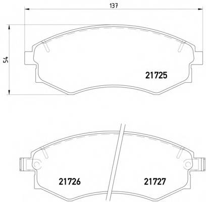 Колодки торм SSANGYONG KORANDO пер HSB GDB3365=231805=D11053M