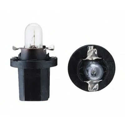 Автолампа приборки 12V (1.2W) B8.5d пластмассовый патрон (черный) OSRAM