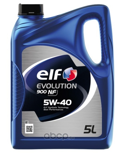 Масло мот ELF 5W40 EVOLUTION NF 5L
