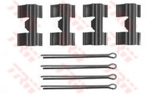 Р/к колодок FORD TRANSIT 85-91 (4х поршн) пер TRW PFK256