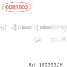 Шланг торм NISSAN QASHQAI 07-13 пер лев CORTECO
