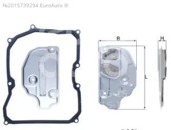 Фильтр КПП VAG POLO 09-/TOURAN 03-09/GOLF VI 08-/ROOMSTER 07- MAHLE