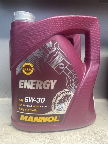 Масло мот MANNOL 5W30 A3/B4 4L (ENERGY)