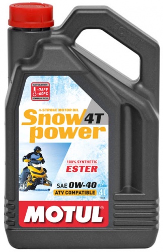 Масло мот MOTUL SNOWPOWER 4T 0W40 4L