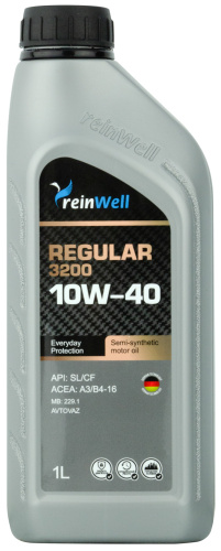 Масло мот ReinWell 10W40 (A3/B4) 1L