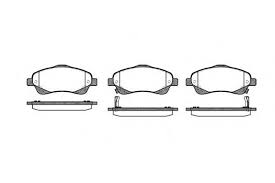 Колодки торм TOYOTA AVENSIS 03-09 пер SANGSIN GDB3336=2104602