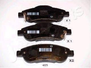 Колодки торм HONDA CR-V III/IV пер JP GDB3445=2128902