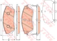 Колодки торм KIA SORENTO 08- пер SANGSIN GDB3418 (+PFK492)