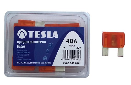 Предохранитель FX TESLA 40А (оранж)