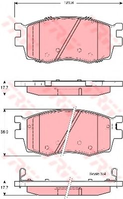 Колодки торм KIA RIO/ACCENT/i20 пер SANGSIN GDB3420