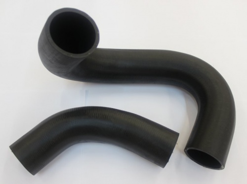 Патрубок интеркуллера FIAT DUCATO 250 06- 2.3 лев (из двух, без стальной трубы)