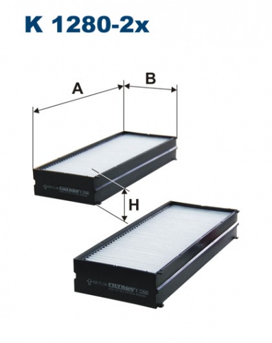 Фильтр салона HYUNDAI SANTA FE 01-06/SONATA ТАГАЗ FILTRON CU2542-2
