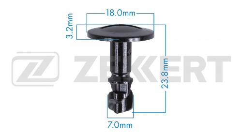 Пистон VAG ZEKKERT (для защиты днища)