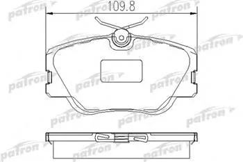 Колодки торм MB W124/W201 пер PATRON GDB818=218900