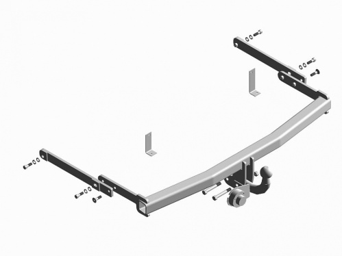 Фаркоп FORD FUSION ТРЕЙЛЕР (1000кг/50кг/без проводки)