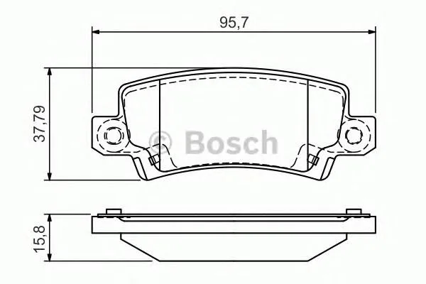 Колодки торм TOYOTA COROLLA зад HSB GDB3289