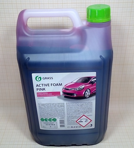 Шампунь GRASS для б/к мойки 6kg Active Foam Pink Шампунь GRASS для б/к мойки 6kg Active Foam Pink