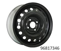 Диск колесный CHEVROLET LACETTI TREBL R15 / 6J PCD 4X114.3 ET 44 ЦО 56.6  (черн)