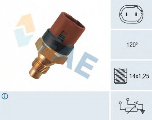 Датчик темп. ОЖ RENAULT MEGANE FAE 7.5322=330146=1.830.522