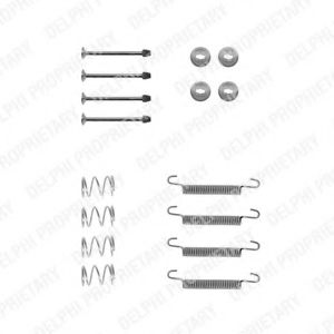 Р/к колодок ручника OPEL VECTRA B/ASTRA G/OMEGA A/B DELPHI SFK259