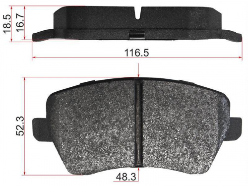 Колодки торм NISSAN NOTE/MICRA/LADA LARGUS 16V/DUSTER 1.6/ALMERA G15/VESTA/KAPTUR 1.6 пер HSB GDB3332