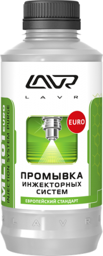 Присадка LAVR Промывка инжекторов EURO STANDART 1L