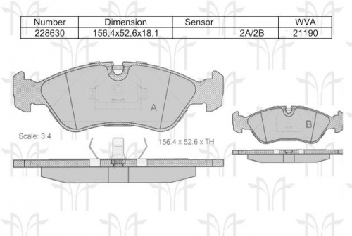 Колодки торм OPEL пер REMSA GDB1300