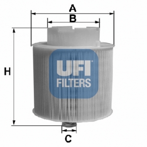 Фильтр возд AUDI A6 2.7-3.0L TDI 04- UFI C17137x