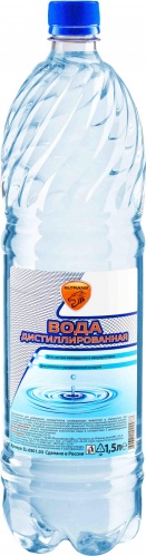 Жидкость вода дистил 1.5L ELTRANS