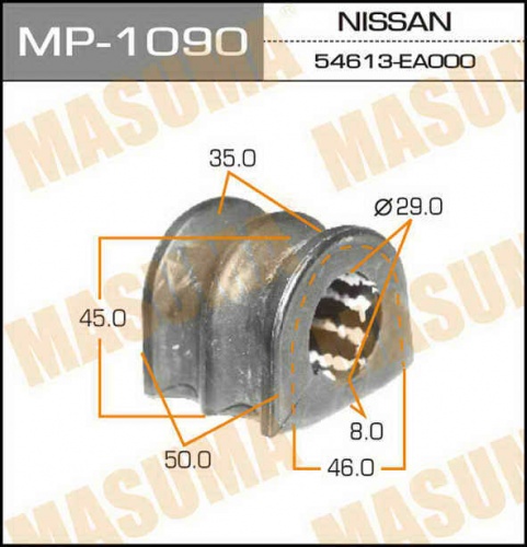 Втулка стаб NISSAN NAVARA/PATHFINDER R51 пер MASUMA (34mm) NSB-R51MF