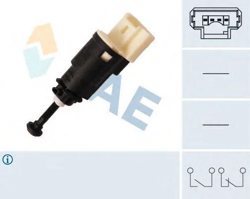 Датчик стоп-сигнала RENAULT LOGAN 4 конт FAE(VESTA вместо штатной 8450111607)