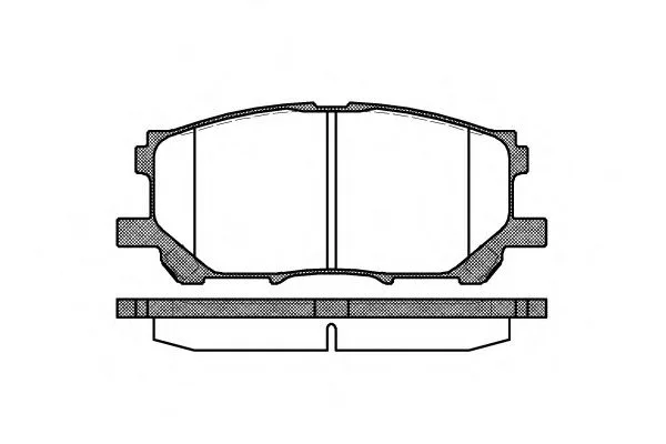 Колодки торм LEXUS RX300 пер ZEKKERT GDB3338=GDB3397=2103900