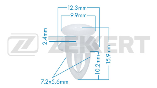Пистон GM ZEKKERT (обивок)
