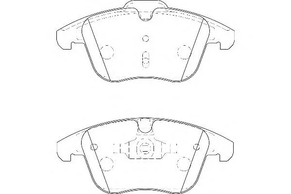 Колодки торм FORD MONDEO IV/GALAXY 08- пер МАРКОН GDB1683=GDB1960