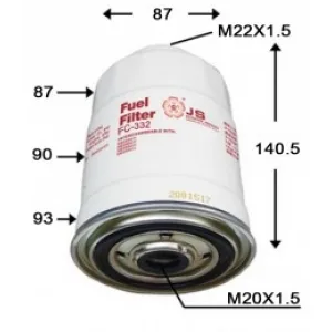 Фильтр топл MITSUBISHI SAKURA WK940/37x=KC208